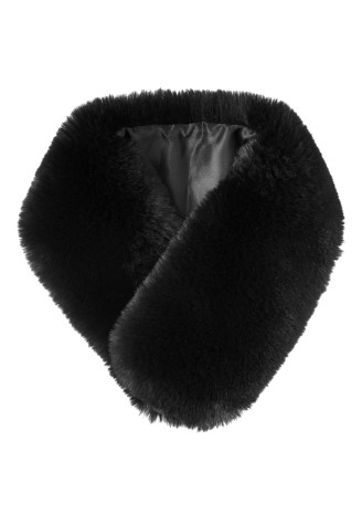 Горжетка из искусственного меха, цвет чёрный