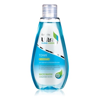 Тоник для жирной и проблемной кожи Ultra Clean Ultra Green