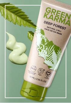Натуральная маска-детокс 3 в 1 для лица Deep Forest
