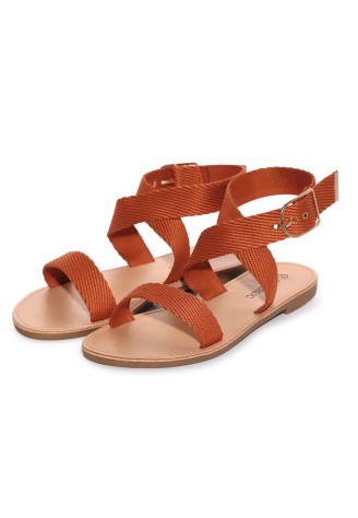 Босоножки Alexia, цвет терракотовый