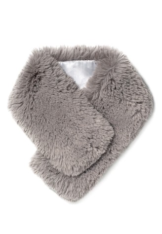 Горжетка из искусственного меха, цвет серый