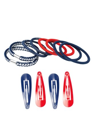 Комплект ластици и фиби за коса