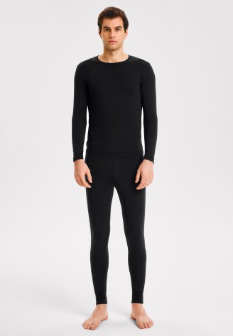 Мужской лонгслив, цвет черный