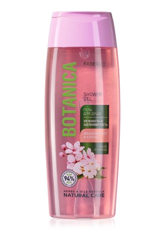 Гель для душа «Нежность и шелковистость» Botanica, 400 мл