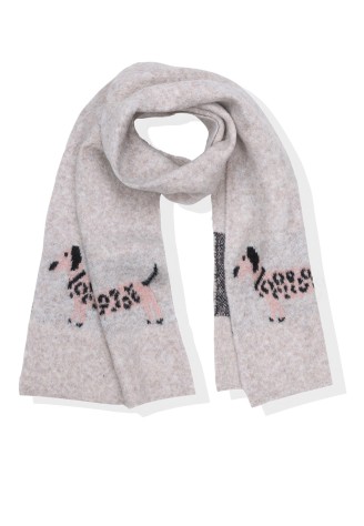 Женский палантин с жаккардовым рисунком, цвет бежевый