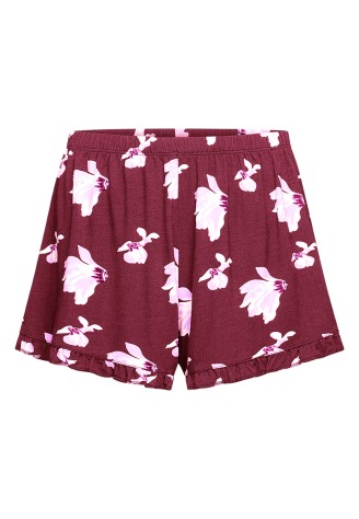 Шорты, цвет бордовый