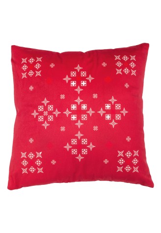Подушка декоративная красная