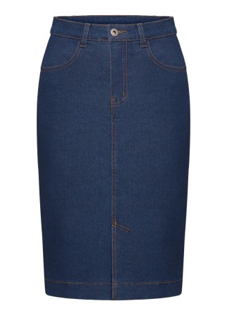 Юбка из джинсовой ткани, цвет синий