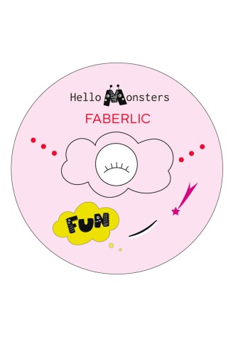 Наклейка светоотражающая, цвет розовый