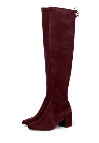 Сапоги «Моник», цвет бордовый
