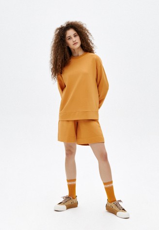 Шорты, цвет янтарный