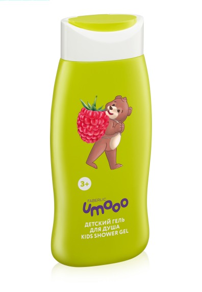 Детский гель для душа «Малиновый мишка» Umooo 3+