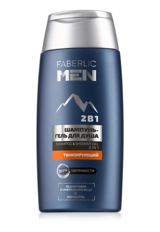 Шампунь-гель для душа 2 в 1 «Тонизирующий»