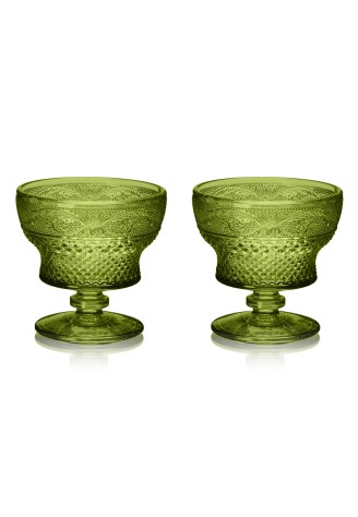 Набор из двух креманок, цвет «изумруд»