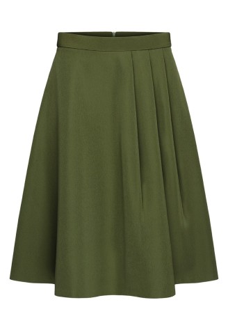 Юбка, цвет тёмно-зелёный