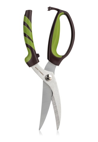 Ножницы кухонные универсальные, коричневые