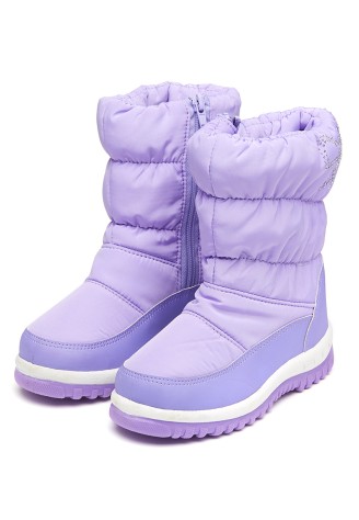 Дутики детские «София» сиреневые