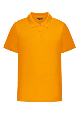 Поло пике для мужчины, цвет светло-оранжевый