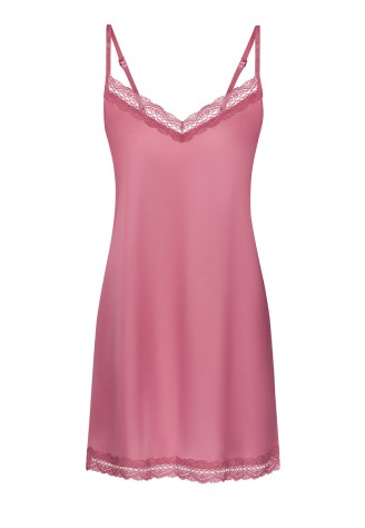 Атласная сорочка, цвет розовый