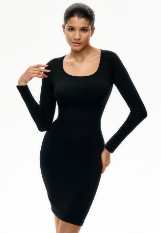 Корректирующее платье-грация, цвет черный