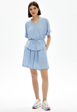 Трикотажные шорты, цвет синий