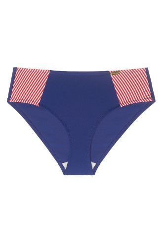 Трусы-слипы с завышенной талией для купания Sherry, цвет красно-синий