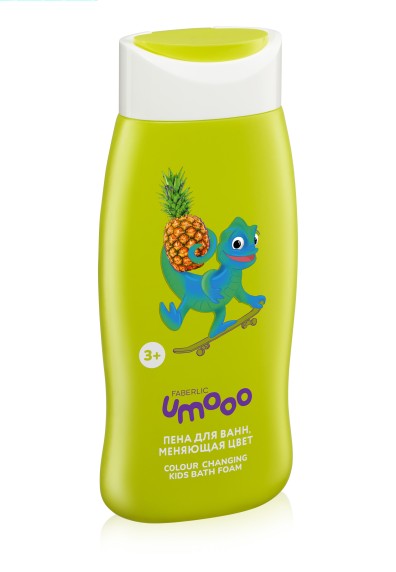 Детская пена для ванн, меняющая цвет, Umooo 3+