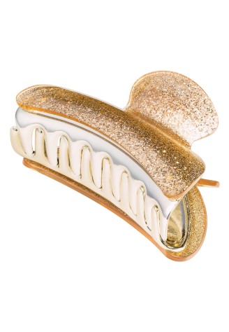 Заколка-краб, цвет золотистый