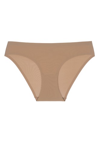 Трусы-слипы бесшовные из микрофибры, цвет бежевый