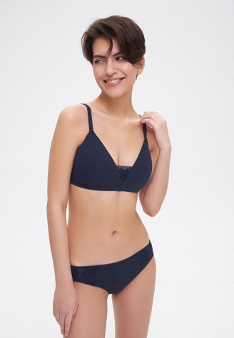 Трусы-слипы, цвет тёмно-синий