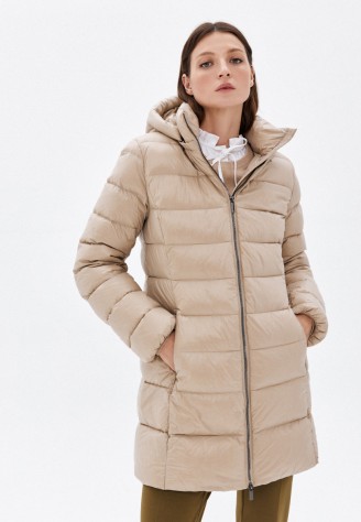 Пуховик стёганый, цвет бежевый