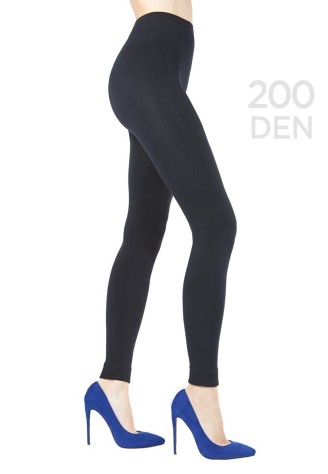 Легинсы, плотность 200 den, цвет черный
