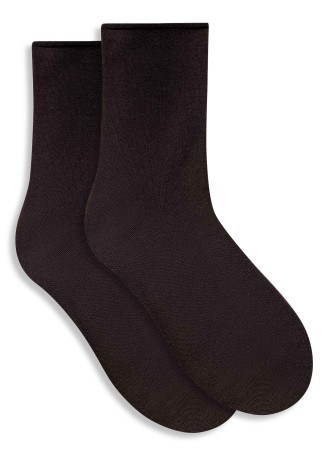 Женские носки с бамбуком, цвет шоколадный