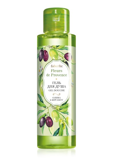 Гель для душа «Олива & бергамот» Fleurs de Provence