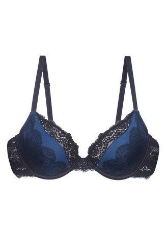 Бюстгальтер с мягкой чашкой Jasmine, цвет синий