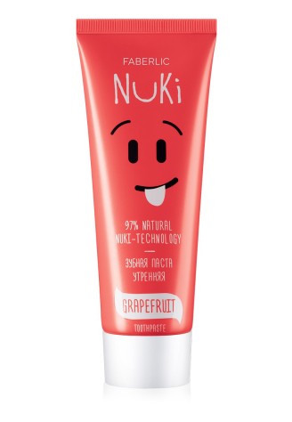 Зубная паста NUKI с маслом грейпфрута «Утренняя»