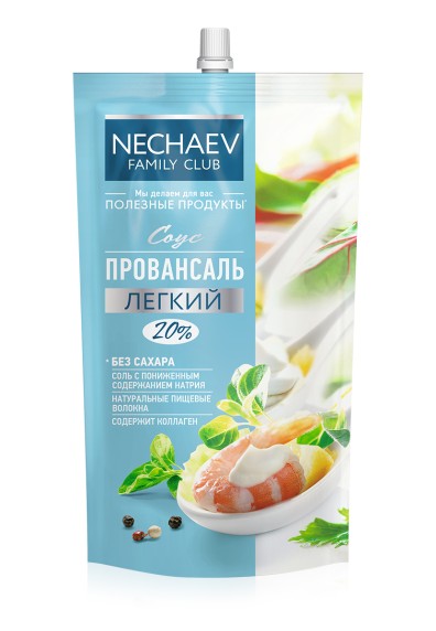 Соус на основе растительных масел с массовой долей жира 20% Провансаль Легкий