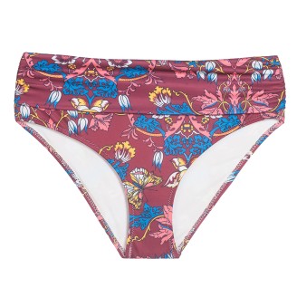 Плавки с завышенной талией «Ориентал», цвет бордовый