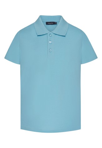 Поло для мальчика, цвет синий