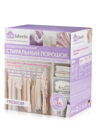 Концентрированный стиральный порошок для шерсти и деликатных тканей