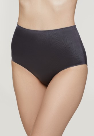 Трусы-слипы с завышенной талией, цвет графит