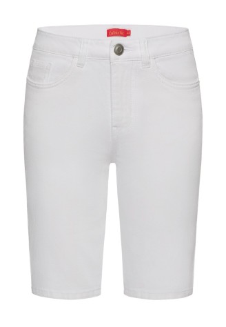 Джинсовые шорты, цвет белый