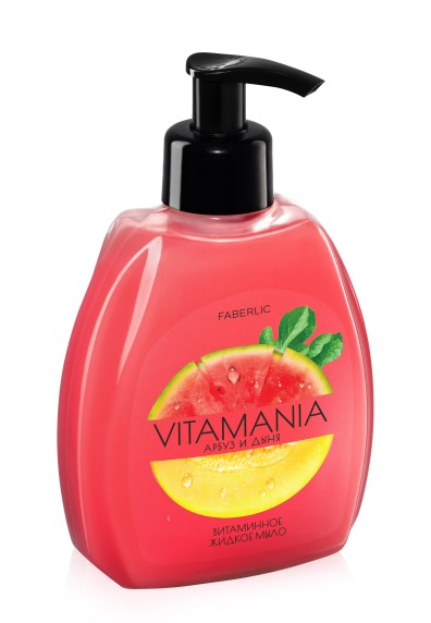 Витаминное жидкое мыло для рук «Арбуз и дыня» Vitamania