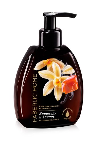 Парфюмированное крем-мыло для кухни «Карамель и ваниль»
