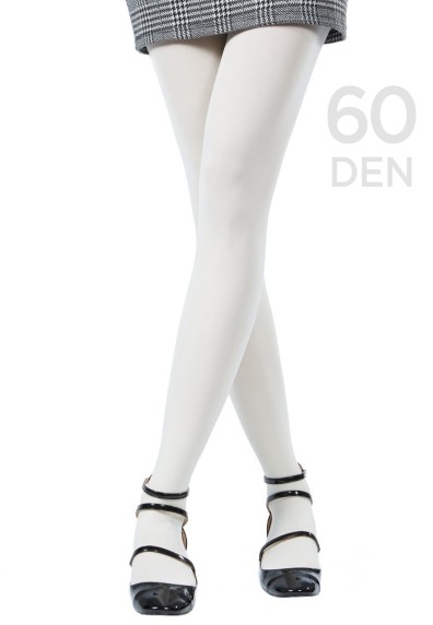 Цветные колготки, 60 den, ваниль