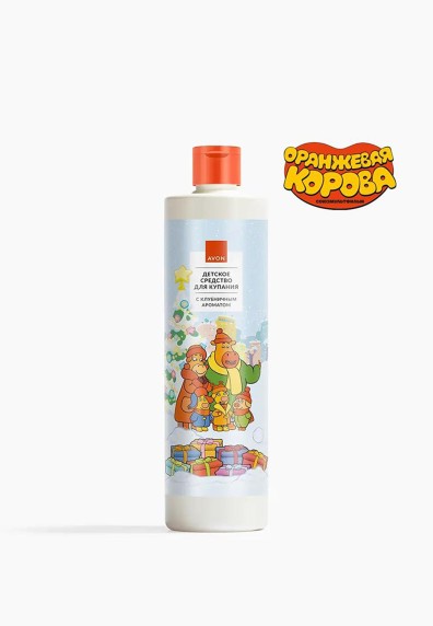 Детское средство для купания с клубничным ароматом