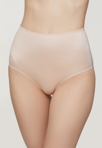 Трусы-слипы с завышенной талией, цвет шампань