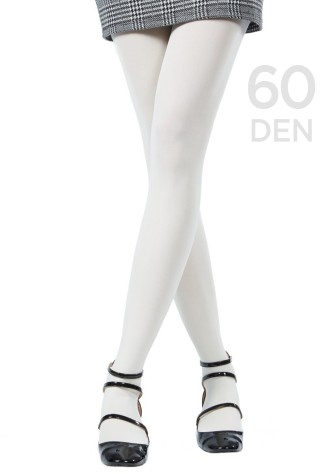 Цветные колготки, 60 den, ваниль