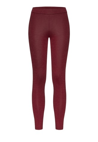 Термолегинсы, цвет бордовый меланж