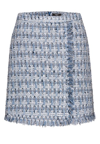 Юбка из букле, цвет голубой
